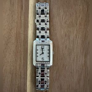 Fossil ES2188 Women's Stainless Steel Analog Dial Quartz Wrist Watch w/Crystals